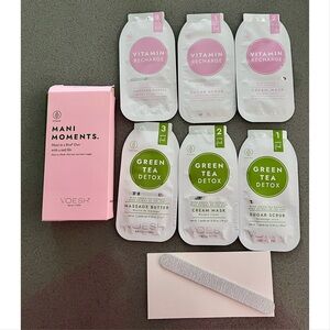 Voesh Mani Moments Set with Vitamin Recharge and Green Tea Detox